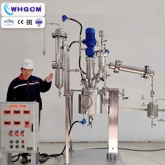 Factory Direct 5L Vacuum Hastelloy Distillation Pressure Reactor DIIBT4 Explosion Proof with Magnetic Seal for Chemical Process