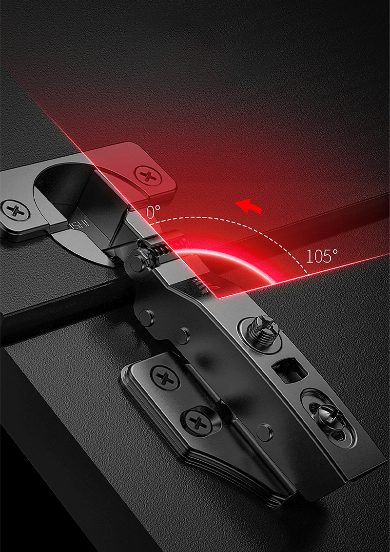 Two-way soft-closing hinge:GA15T