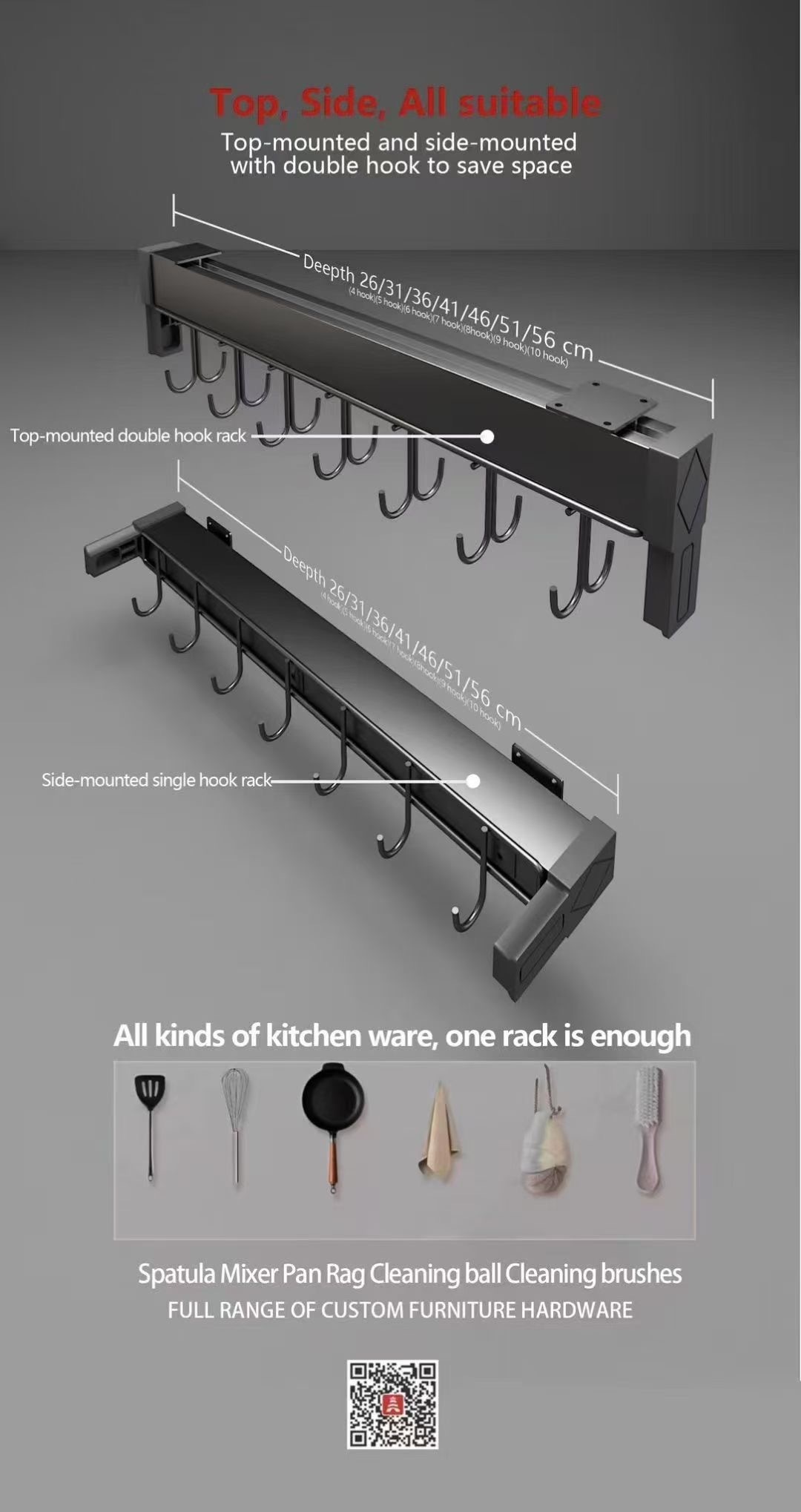 Multi functional pull-out hanger
