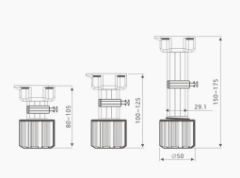 Adustable Cabinet Footing