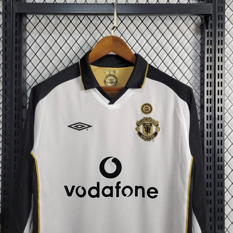 Retro 01-02 Centenary Manchester United Long sleeve