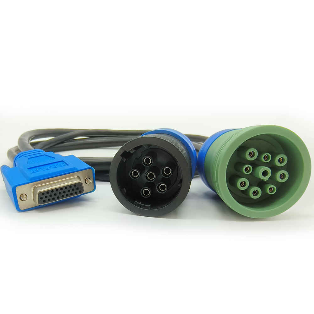 405048 db15 Plug to 6pin and 9 pin Y Deutsch Adapter 920mm Long Cable GPS Tracker  ELD Cable HD10-6-96P HD16-9-1939S