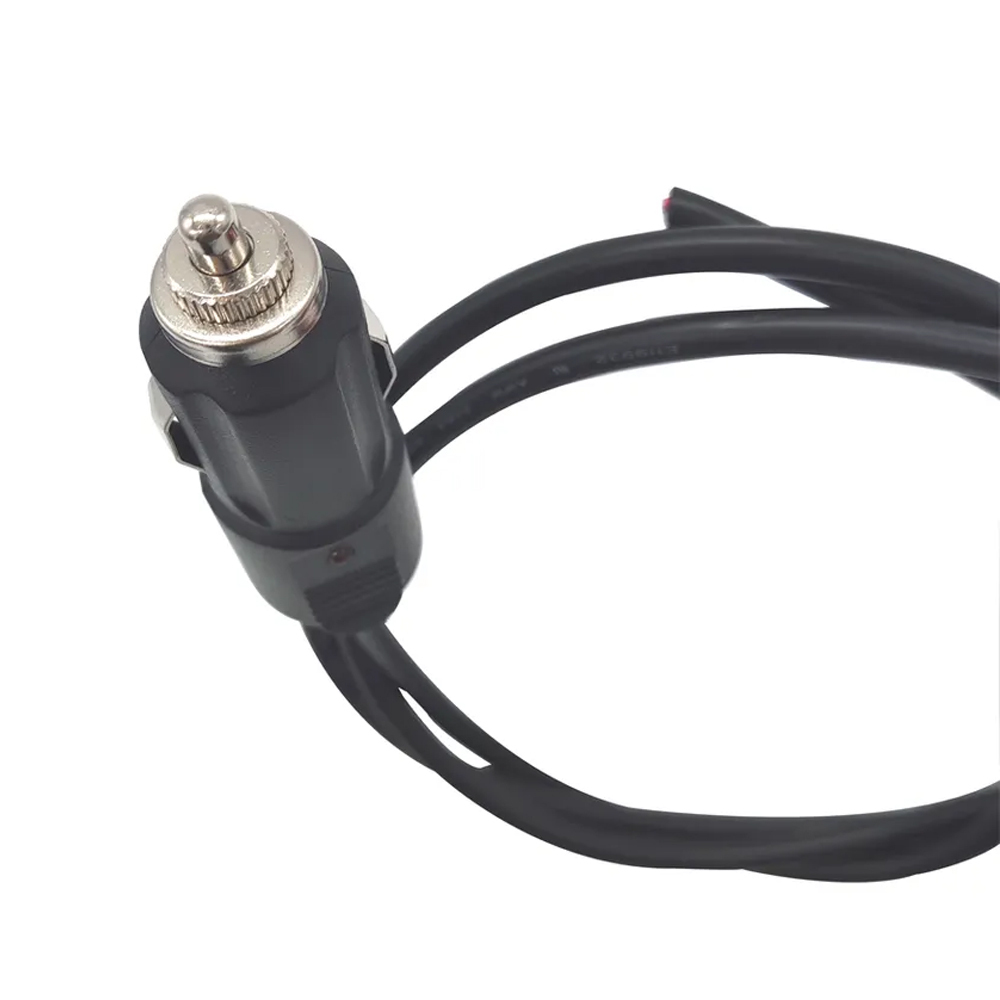 RTS Male Plug Cigarette Lighter Adapter Power Supply Cord  Car Inverter Air Pump Electric Cup Cable