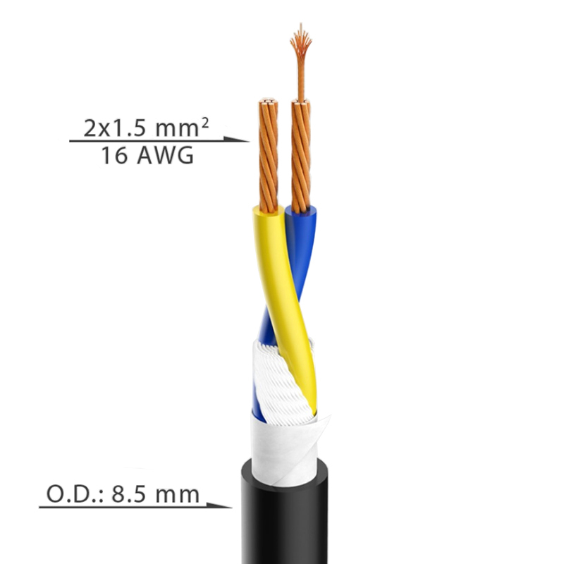 ROXTONE HFSC225 Highly Flexible Speaker Cable 14AWG 2 x 2.5mm