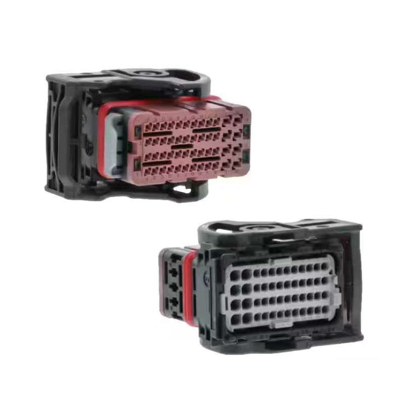 Molex 64320-1319 Automotive Connectors 48 Pin Female Receptacle Brown Hybrid Modular Connectors