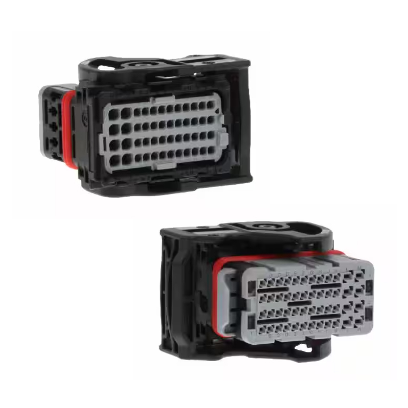 Molex 64320-1318 Automotive Connectors 48 Pin Female Receptacle Gray Hybrid Modular Connectors