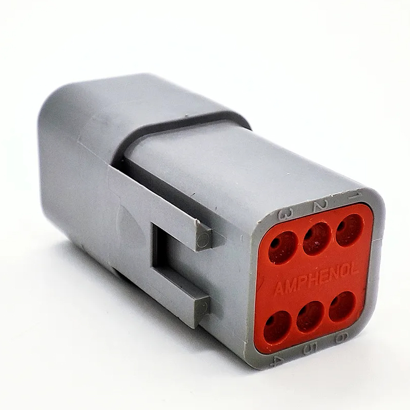 Original Amphenol AT04-6P & AW6P 6 Pin Automotive Connector AT Series 6 Way Receptacle
