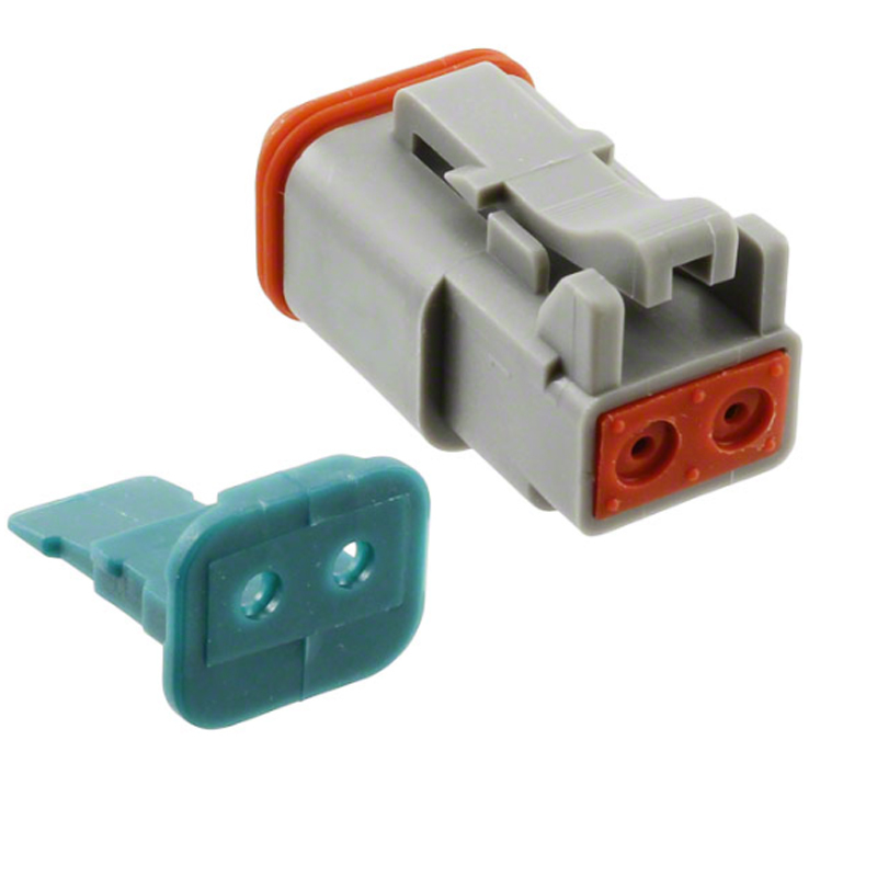 Original Amphenol SINE Systems AT06-2S & AW2S Automotive Connector 2pin Plug 2 WAY AT Series Connector