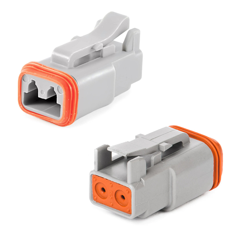 Original Amphenol SINE Systems AT06-2S & AW2S Automotive Connector 2pin Plug 2 WAY AT Series Connector