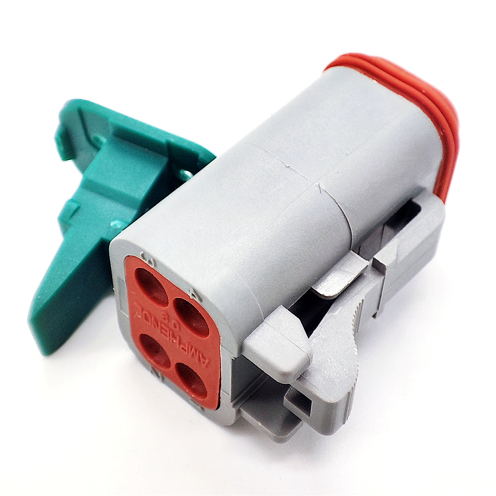 Original Amphenol SINE Systems AT06-4S & AW4S Automotive Connector AT Series 4 Way Plug 4pin Receptacle