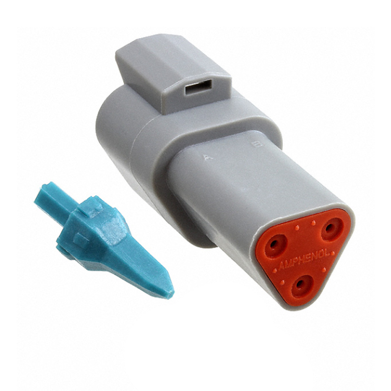 Amphenol SINE Systems AT04-3P & AW3P Automotive Connector AT Series 3 Way Receptacle