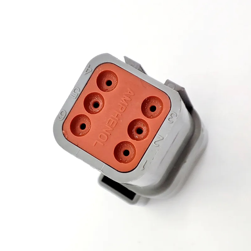 Original Amphenol AT04-6P & AW6P 6 Pin Automotive Connector AT Series 6 Way Receptacle