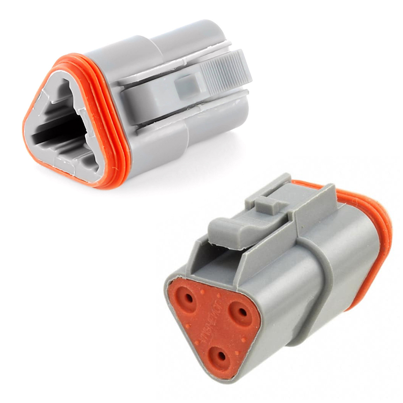 Original Amphenol SINE Systems AT06-3S & AW3S Automotive 3pin Connector 3 WAY Plug