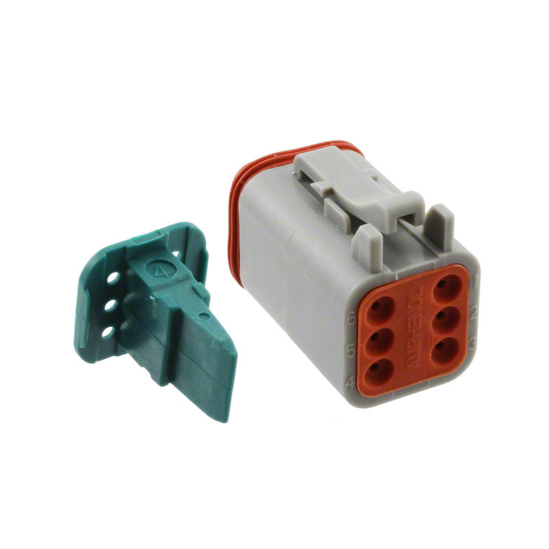 Amphenol SINE Systems AT06-6S & AW6S 6 Pin Automotive Connector AT Series 6 Way Plug