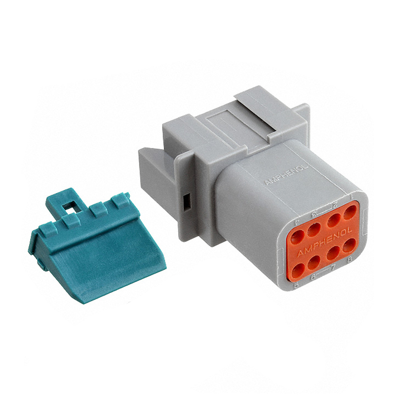 Original Amphenol SINE Systems AT04-8P & AW8P AT Series Receptacle 8pin Automotive Connector