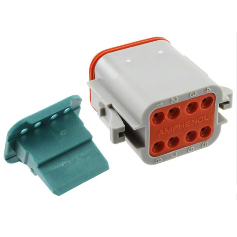Original Amphenol SINE Systems AT06-8S & AW8S 8 pin Automotive Connector AT Series Receptacle 8 Way Plug