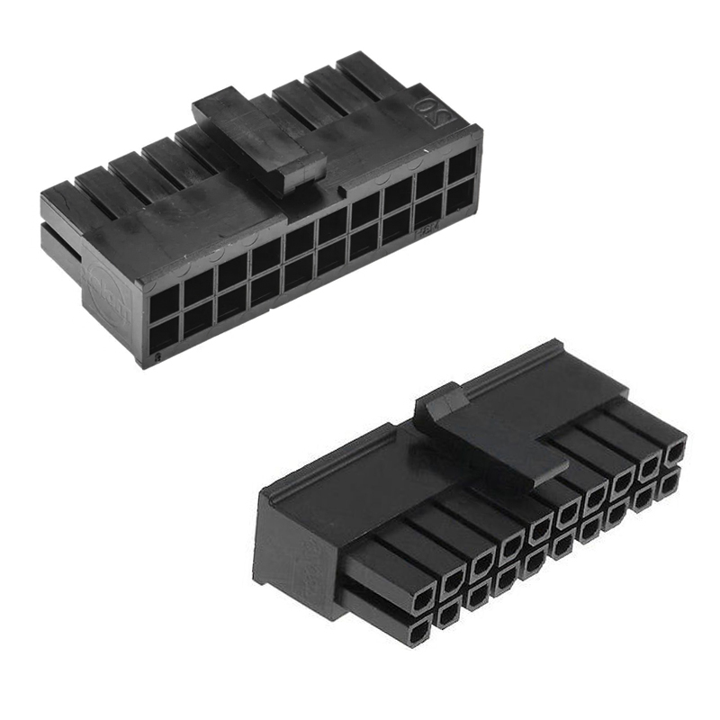 Molex 43025-2000 Headers & Wire Housings 20 Pin Wire Housings Dual Row Black Receptacle
