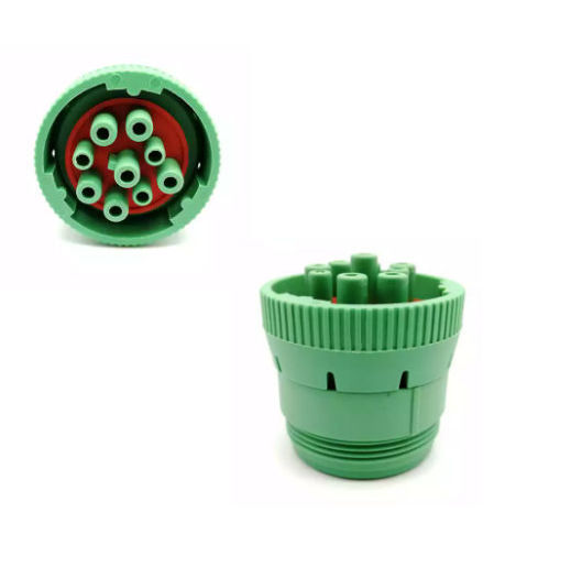 J1939 Type 2 Plug HD Series 9 Pin Green Circular Connector Waterproof Auto connector HD16-9-1939S-P080