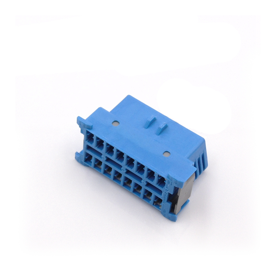 TE Connector ectivity / AMP 1418984-1 16 pin Blue OBD Female Automotive Connector 16P MICRO TIMER HSG