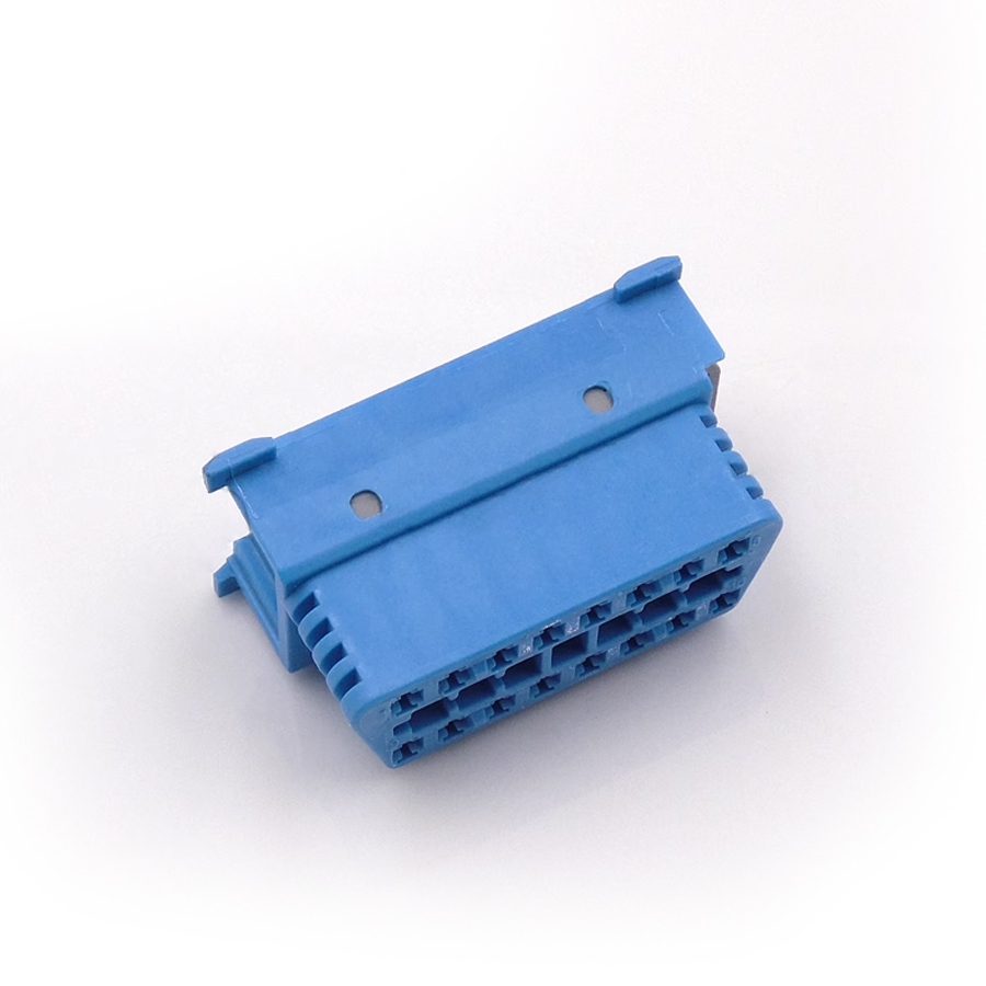 TE Connector ectivity / AMP 1418984-1 16 pin Blue OBD Female Automotive Connector 16P MICRO TIMER HSG
