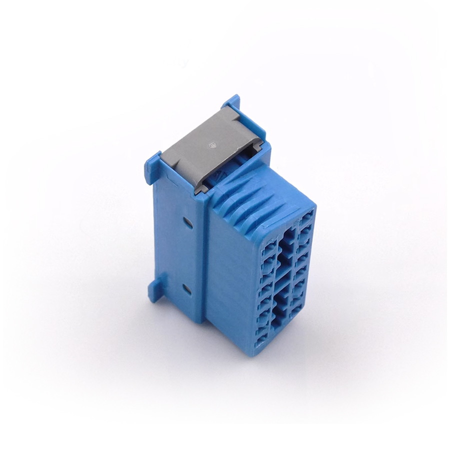 TE Connector ectivity / AMP 1418984-1 16 pin Blue OBD Female Automotive Connector 16P MICRO TIMER HSG