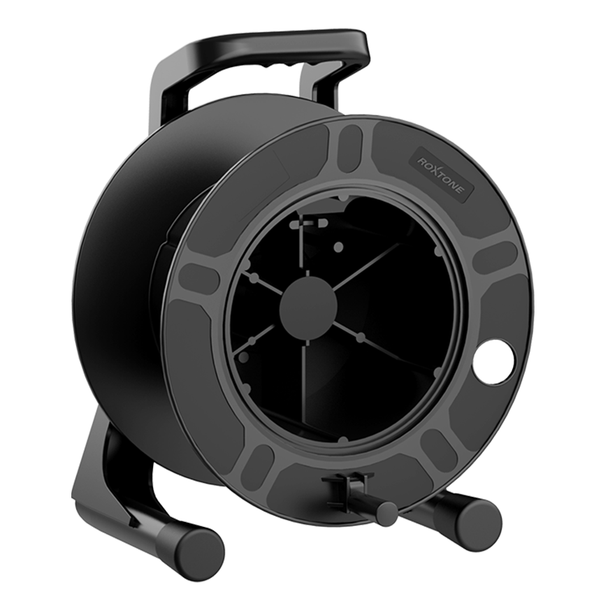Roxtone PCD380 Professional unbreakable cable drum with winder Ø 380 mm