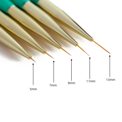 2025 Latest Nail Art Liner Brush Kit 5 PCS Brushes Manicure Tools Set (NTS-138)
