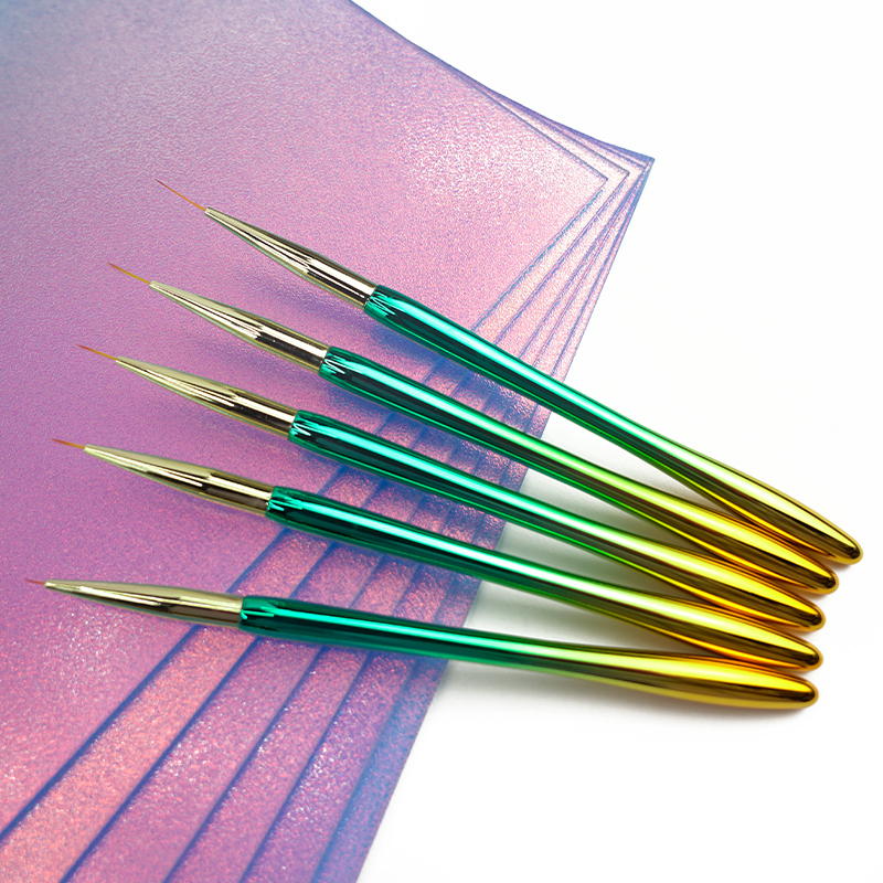 2025 Latest Nail Art Liner Brush Kit 5 PCS Brushes Manicure Tools Set (NTS-138)