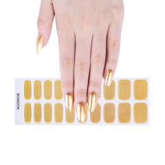 Simple Nail Art Semi Cured Gel Nail Stickers Nail Strips With Thousands of Different Designs (NG series)