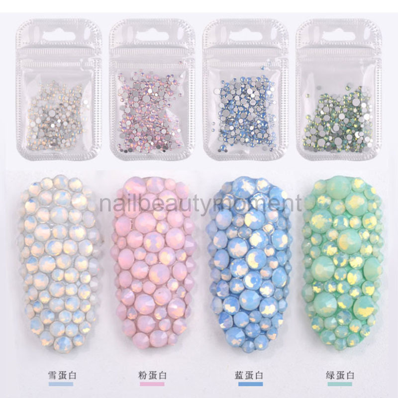 Nail Art Rhinestones Mix Sizes Crystal Decoration On Nails (D111)