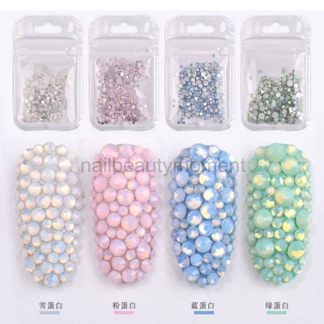 Nail Art Rhinestones Mix Sizes Crystal Decoration On Nails (D111)