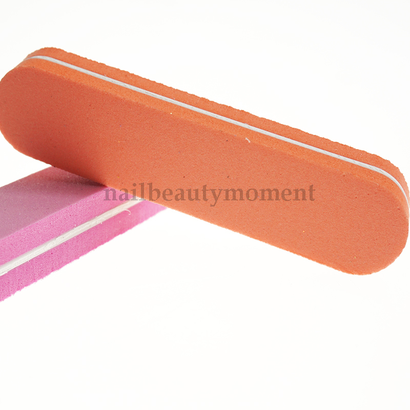 Manicure Product Supplies Mini Short Nail Buffer Block Double Sides Sanding Sponge Files  (FF37)