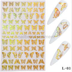 3D Nail Art Adhesive Butterfly Stickers Beauty Decoration For Art Nails (NPP31)