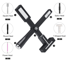 5 In 1 Multifunctional Cat Eye Gel Magnetic Tools Cross Strong Magnet Stick (M36)