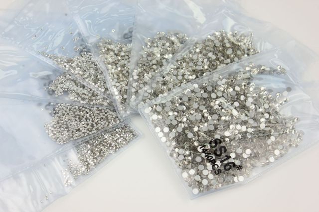 Wholesale Glass Nail Rhinestones 1440pcs AB Crystal Nails Art Beauty Gems Manicure Decoration Accessories (D96)