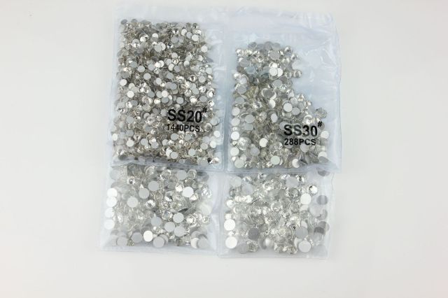 Wholesale Glass Nail Rhinestones 1440pcs AB Crystal Nails Art Beauty Gems Manicure Decoration Accessories (D96)