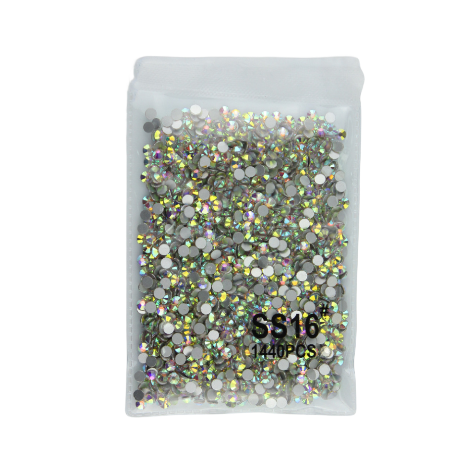 Wholesale Glass Nail Rhinestones 1440pcs AB Crystal Nails Art Beauty Gems Manicure Decoration Accessories (D96)