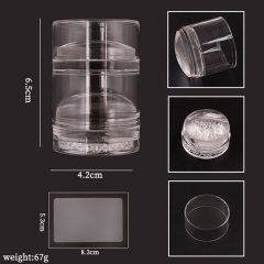Wholesale Silicone Nail Art Stamper Scraper Tool Sets Jelly Nail Stamper Tools (SNA01)