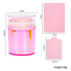 Wholesale Silicone Nail Art Stamper Scraper Tool Sets Jelly Nail Stamper Tools (SNA01)