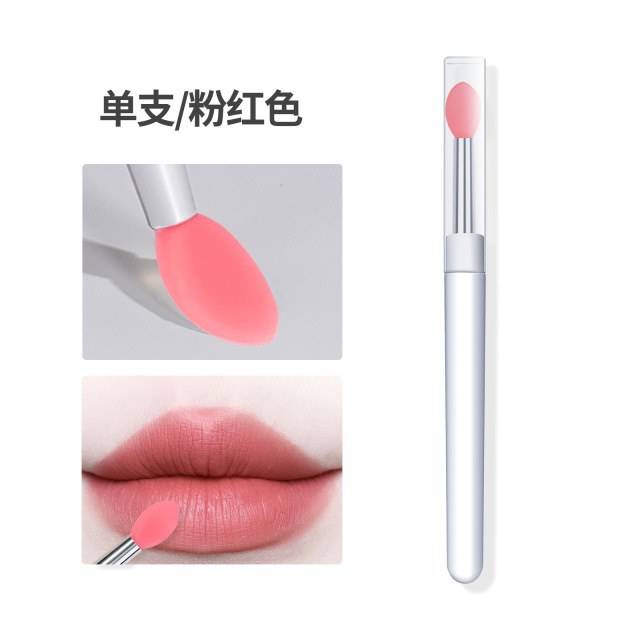 Reusable Nail Chrome Powder Stick Silicone Brush Cosmetic Makeup Tools (M38)