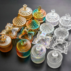 Wholesale Acrylic Powder Liquid Dappen Dish with Lid Glass Nail Cups (C20)