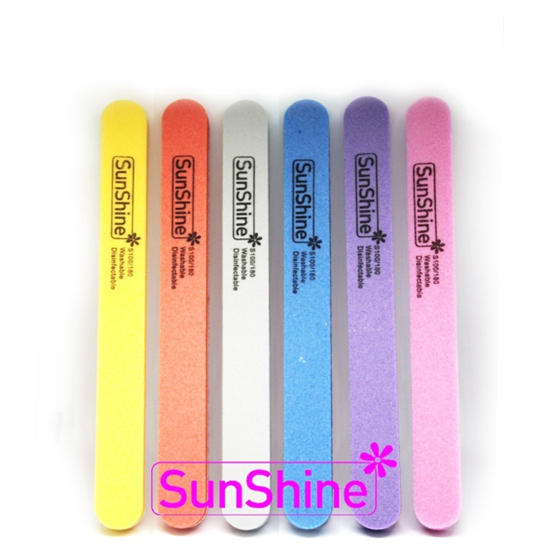 Sunshine Nail Buffer Files Colorful Sanding Block Manicure Tools (FF15)