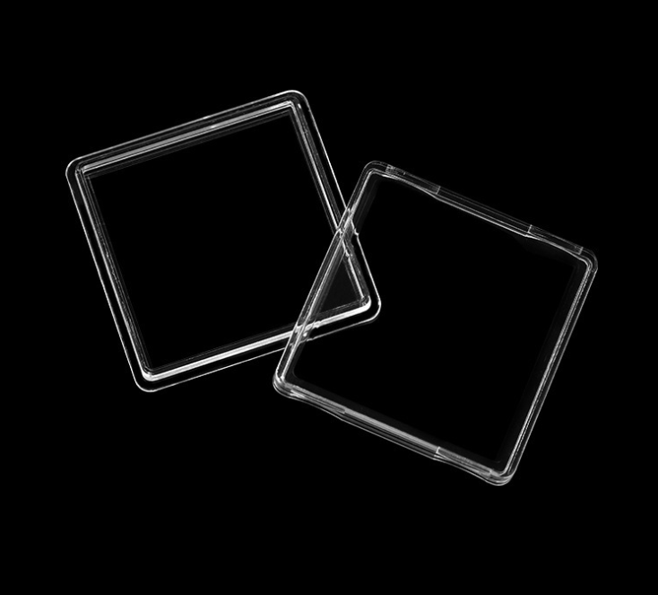 Clear Plastic Nail Art Storage Case Square Empty Box For Nail Accessories (C22)