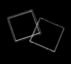 Clear Plastic Nail Art Storage Case Square Empty Box For Nail Accessories (C22)