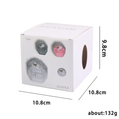 2 In 1 Nail Drill Bits Storage Box With Cleaning Brush 24 Holes Containers (NDB-103)