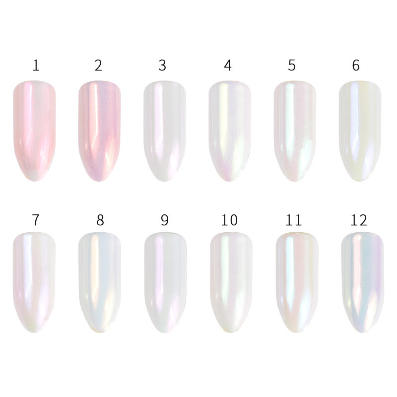 Aurora Chrome Nail Powder High Glossy Pigment Mirror Effect Nail Glitter (PMN-15)