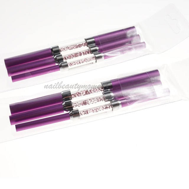 Nail Pens C Curve Nail Art Rod Stick Tubes 3 Pcs Acrylic Shaping Sticks with 6 sizes (B042)
