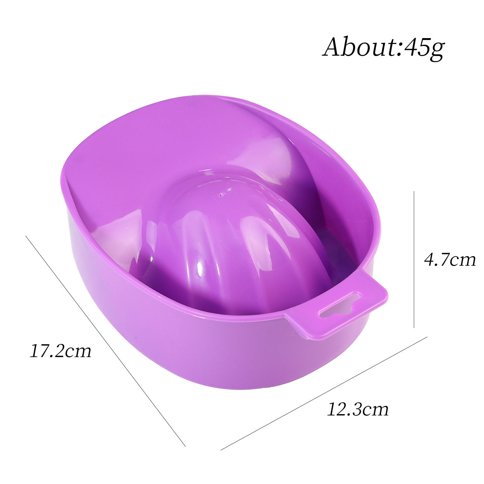 Nail Soaker Bowl Nail Polish Remover Soak Bowls Manicure Tools (C01)