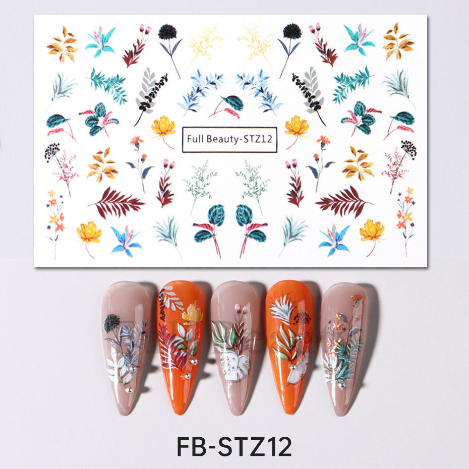 Nail Art Water Decals DIY Nails Decoration Water Transfer Stickers (NPP38)
