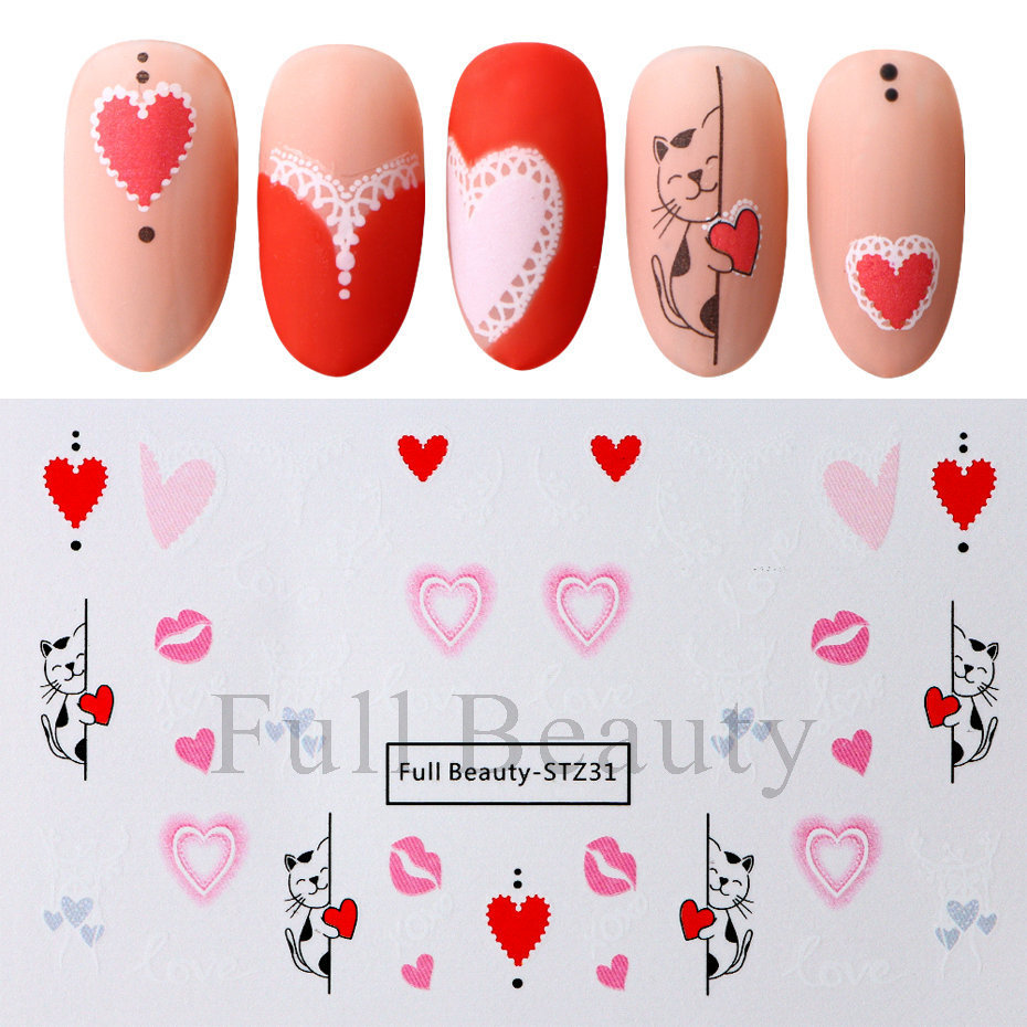 Nail Art Water Decals DIY Nails Decoration Water Transfer Stickers (NPP38)